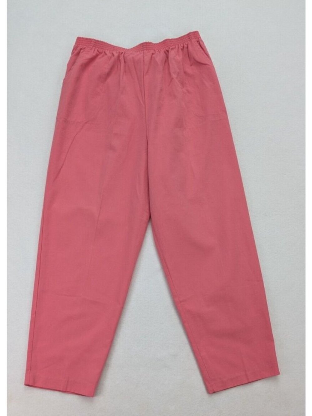 Cricket Lane Vintage Women's Pants Size 20 Pull On Elastic Waist Pink Pockets